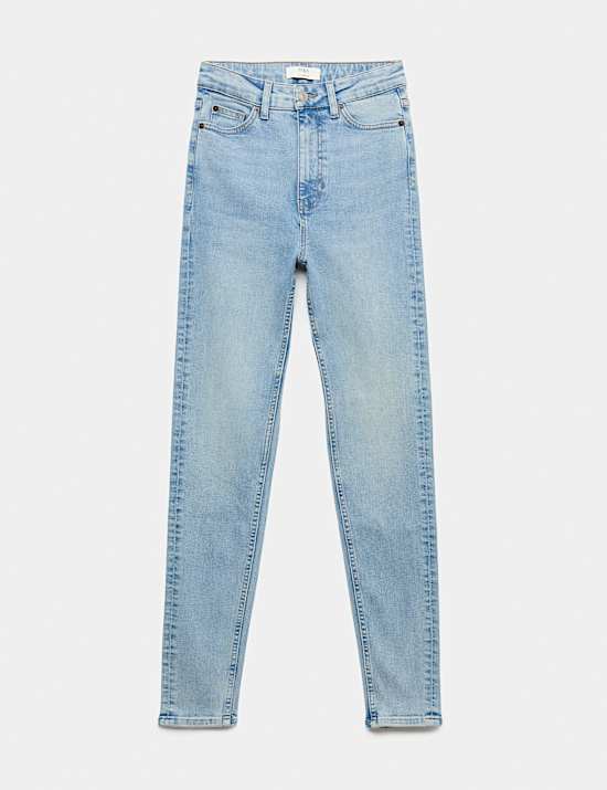 Ivy High Rise Skinny Ankle Grazer Jeans