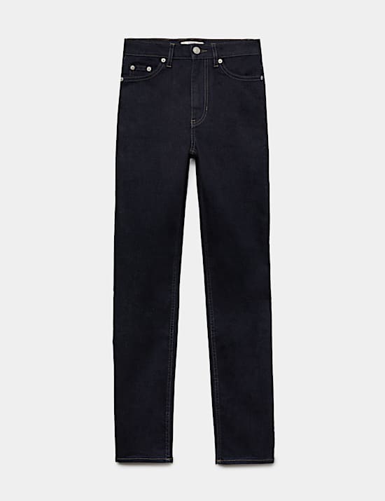 Celana Jeans Straight Leg Berpotongan Pinggang Sedang Sienna