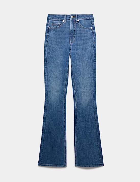 Magic Shaping High Waisted Slim Flare Jeans