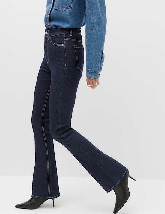 Magic Shaping High Waisted Slim Flare Jeans