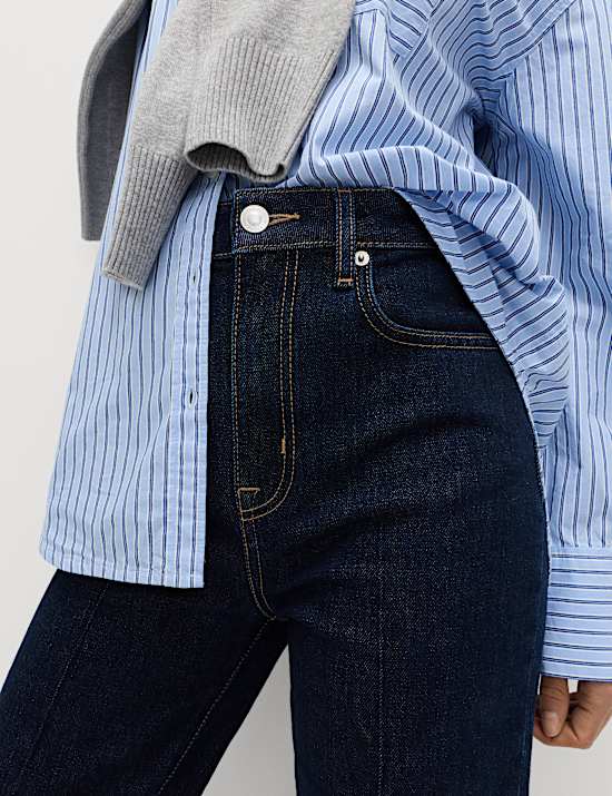 High Waisted Flared Jeans