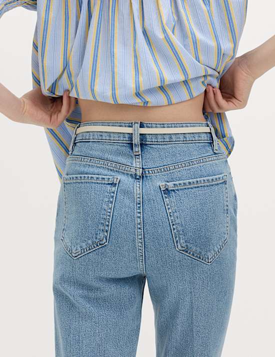 High Waisted Flared Jeans