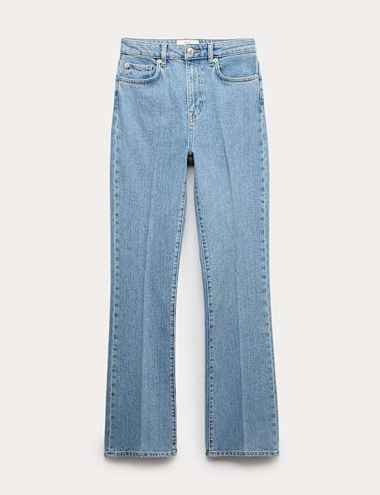 High Waisted Flared Jeans