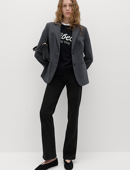 High Waisted Flared Jeans