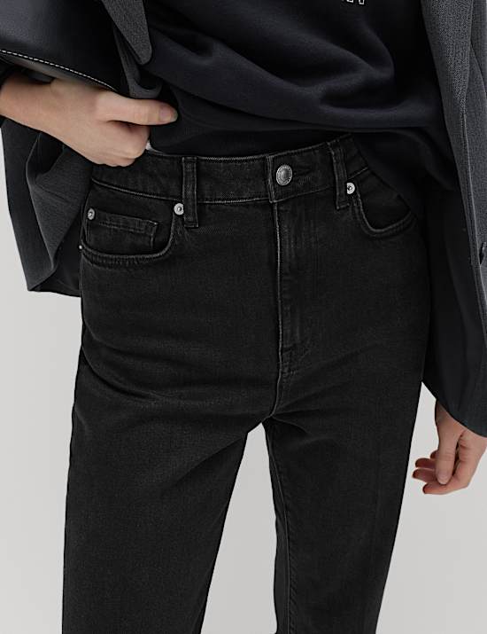 High Waisted Flared Jeans