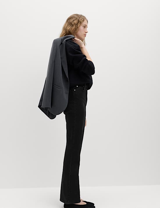 High Waisted Flared Jeans