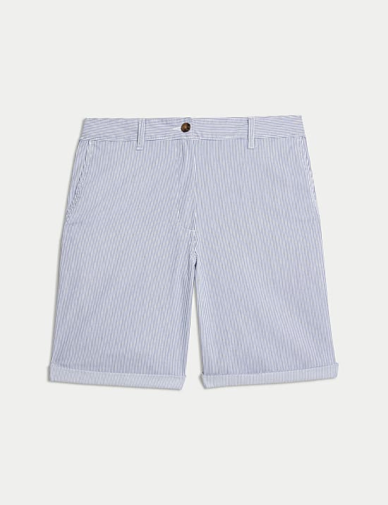 Shorts Bermudas Femme Taille Haute en Jean M S FR
