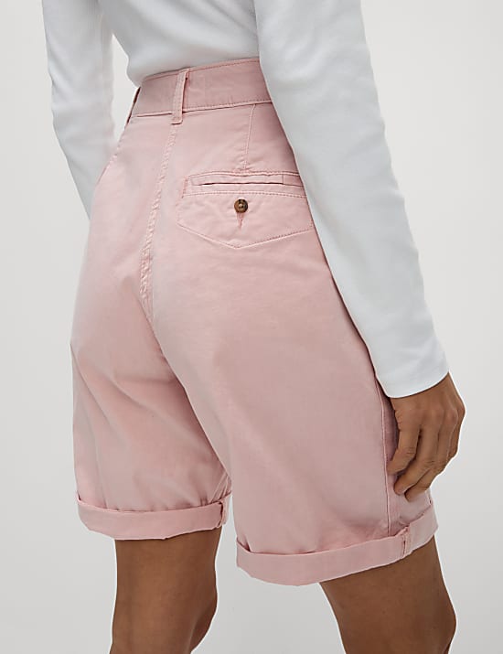Cotton Rich Tea Dyed Chino Shorts
