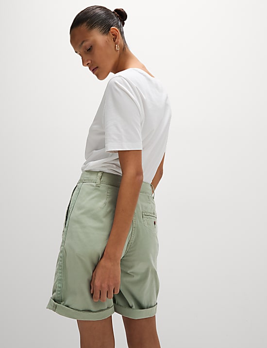Cotton Rich Tea Dyed Chino Shorts