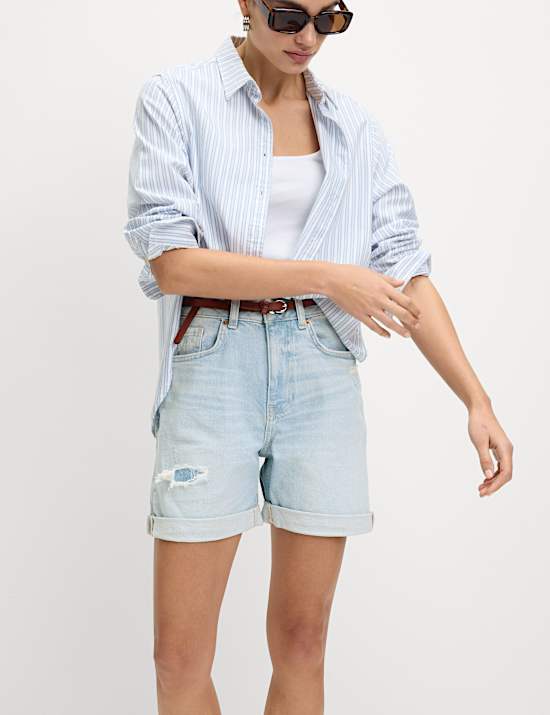 Denim Boyfriend Shorts