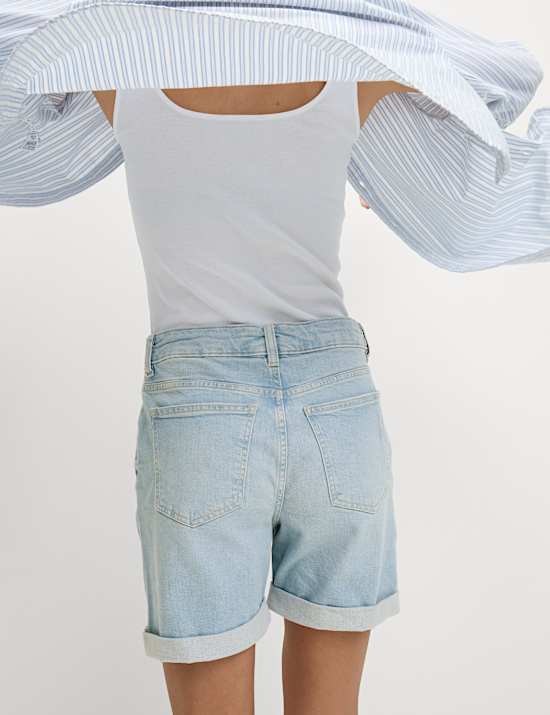 Denim Boyfriend Shorts