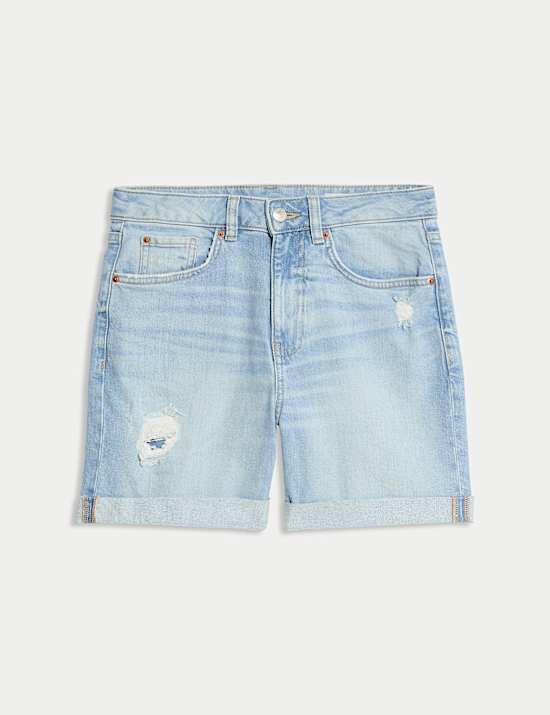 Denim Boyfriend Shorts