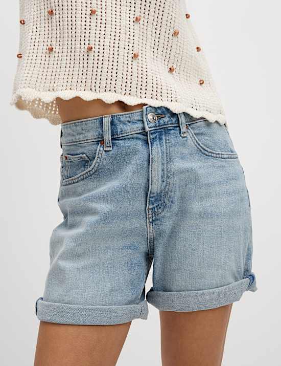 Denim Boyfriend Shorts