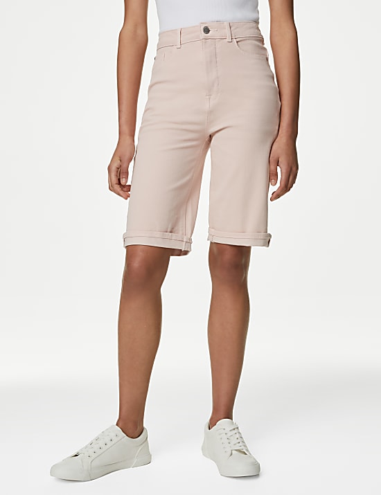 Magic Shaping Denim High Waisted Shorts