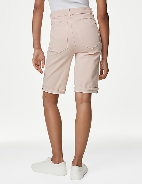 Magic Shaping Denim High Waisted Shorts