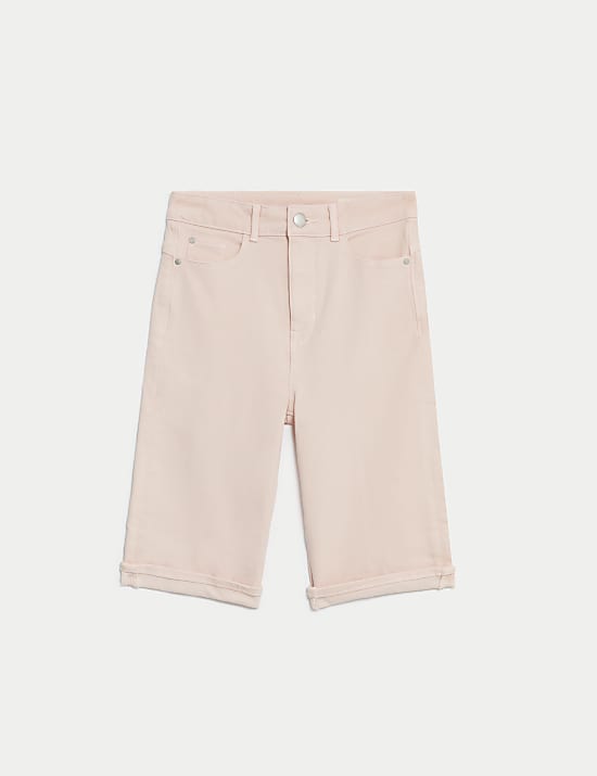 Magic Shaping Denim High Waisted Shorts