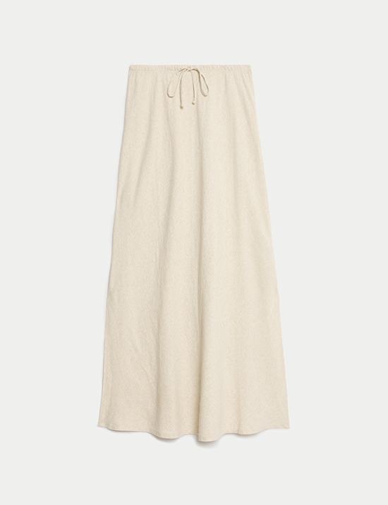 Bias Cut Maxi Skirt