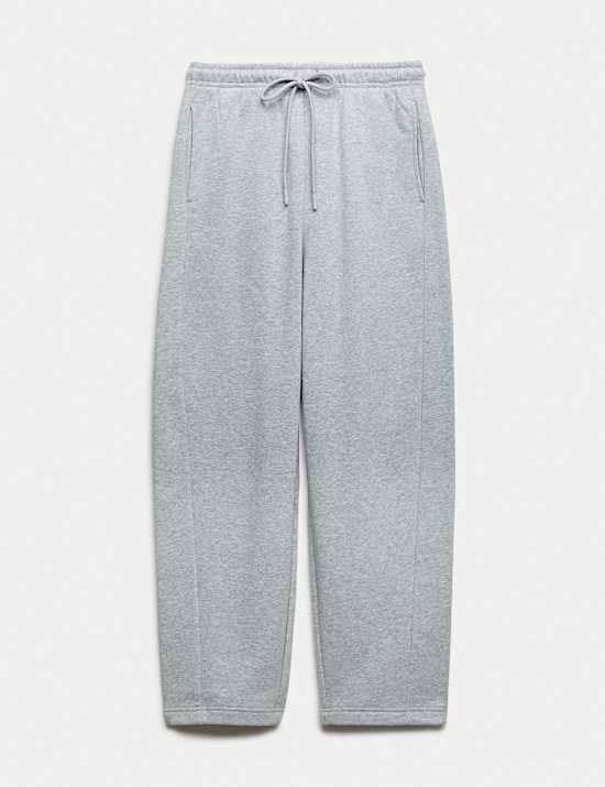 Cotton Rich Carrot Leg Ankle Grazer Joggers