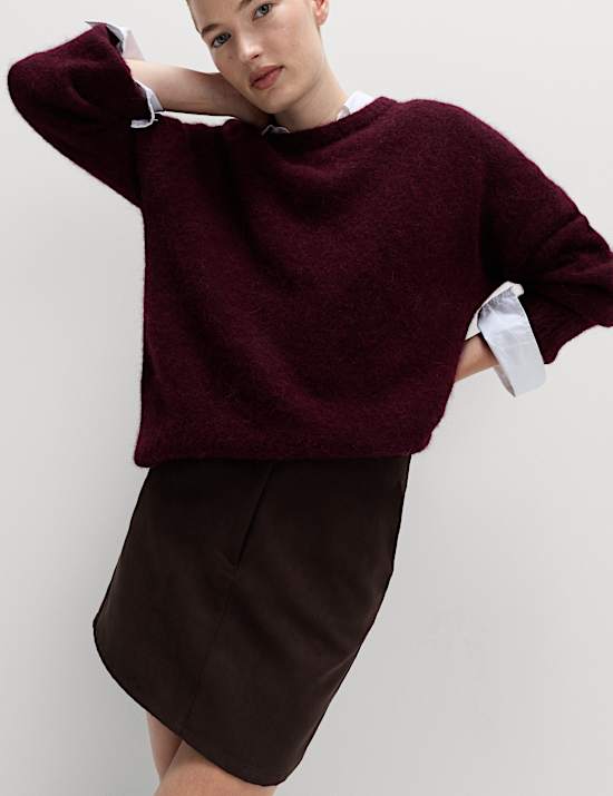 Mini-Glockenrock in Wildlederoptik