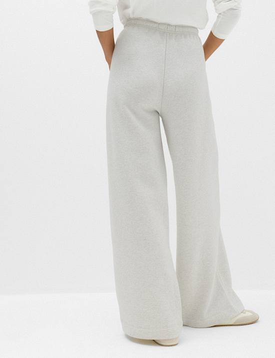 Cotton Rich Wide Leg Joggers