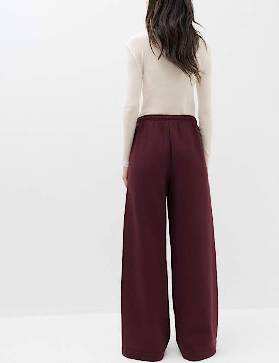 Cotton Rich Wide Leg Joggers