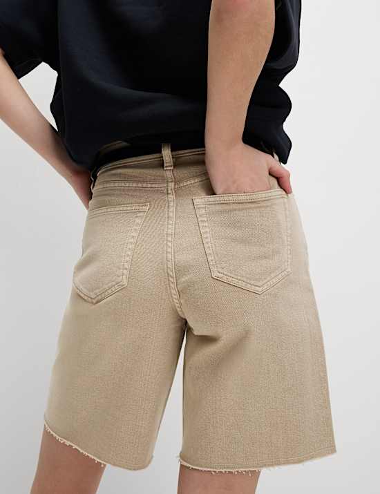 Bermuda en jean 100 % coton