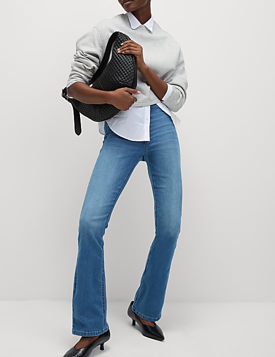 Εβαζέ τζιν παντελόνι τύπου κολάν