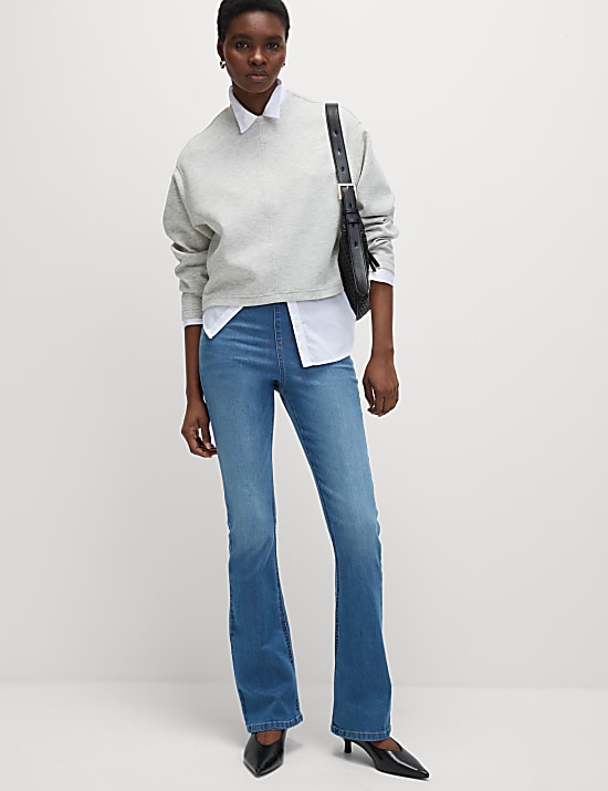 Εβαζέ τζιν παντελόνι τύπου κολάν