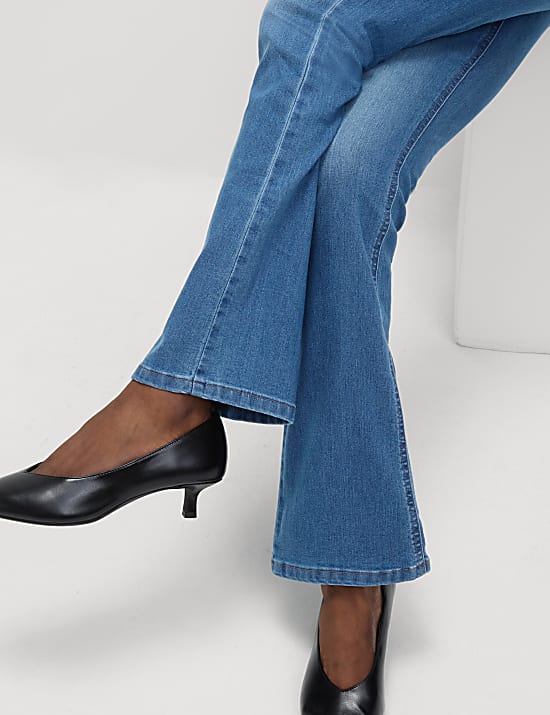 Εβαζέ τζιν παντελόνι τύπου κολάν