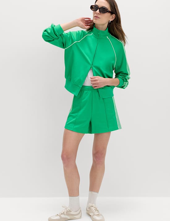 Cotton Rich Side Stripe Shorts