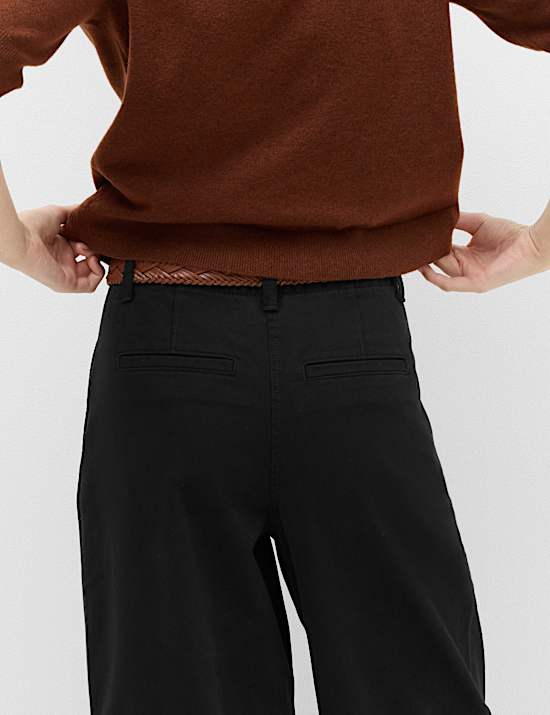 Pure Cotton Barrel Leg trouser