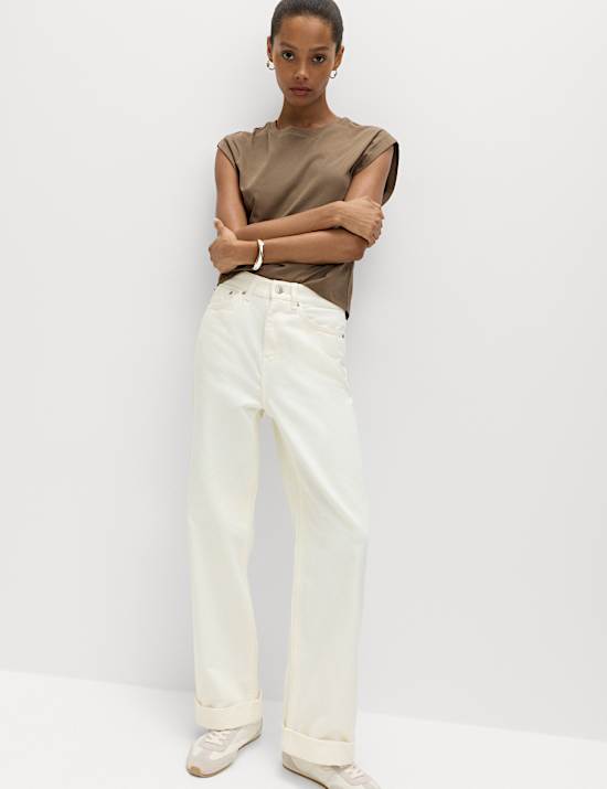 Jean coupe boyfriend taille normale longueur cheville