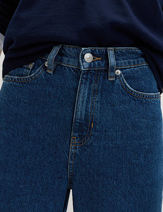 Boyfriend Mid Rise Ankle Grazer Jeans