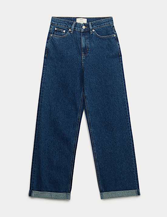 Boyfriend Mid Rise Ankle Grazer Jeans