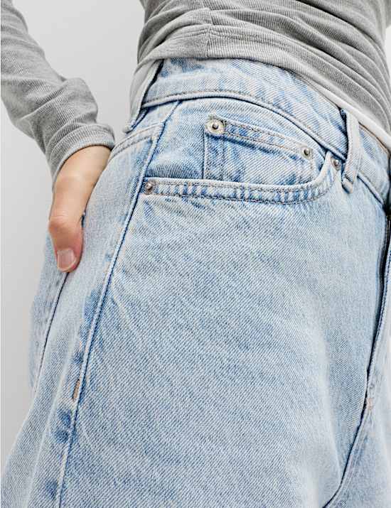 Boyfriend Mid Rise Ankle Grazer Jeans