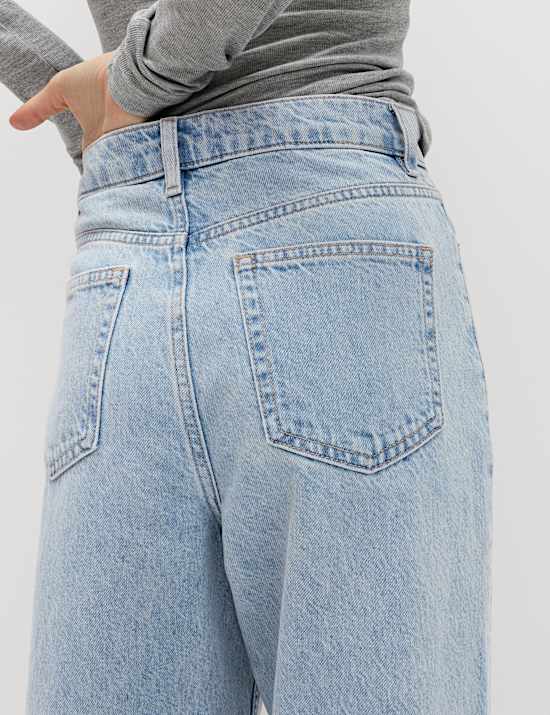 Boyfriend Mid Rise Ankle Grazer Jeans