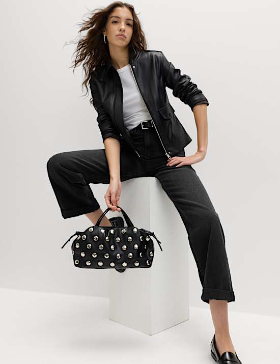 Boyfriend Mid Rise Ankle Grazer Jeans