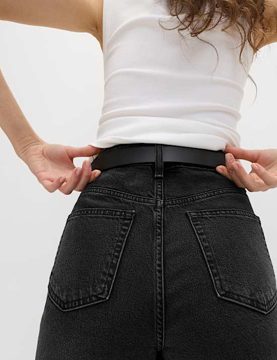 Boyfriend Mid Rise Ankle Grazer Jeans