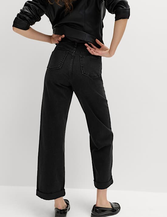 Boyfriend Mid Rise Ankle Grazer Jeans