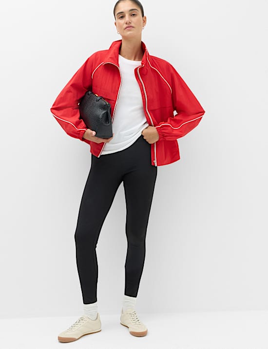Side Zip High Waisted Leggings