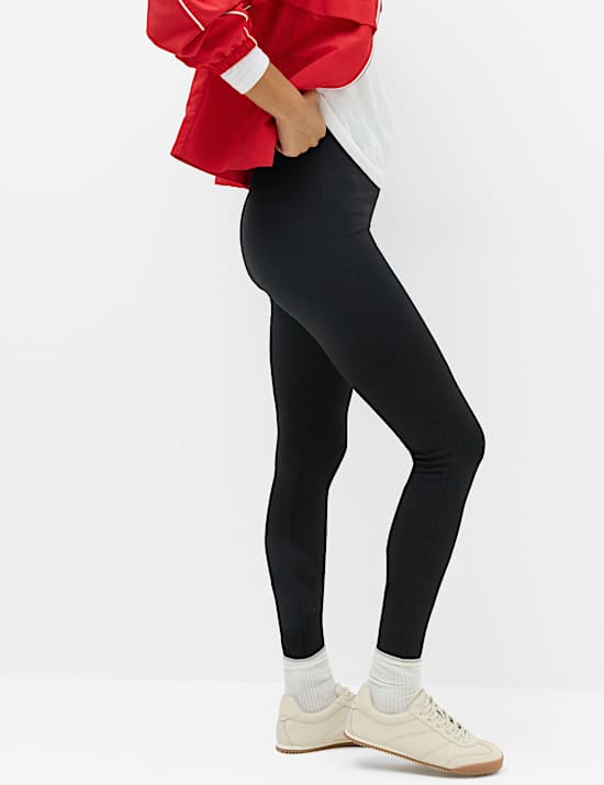 Side Zip High Waisted Leggings
