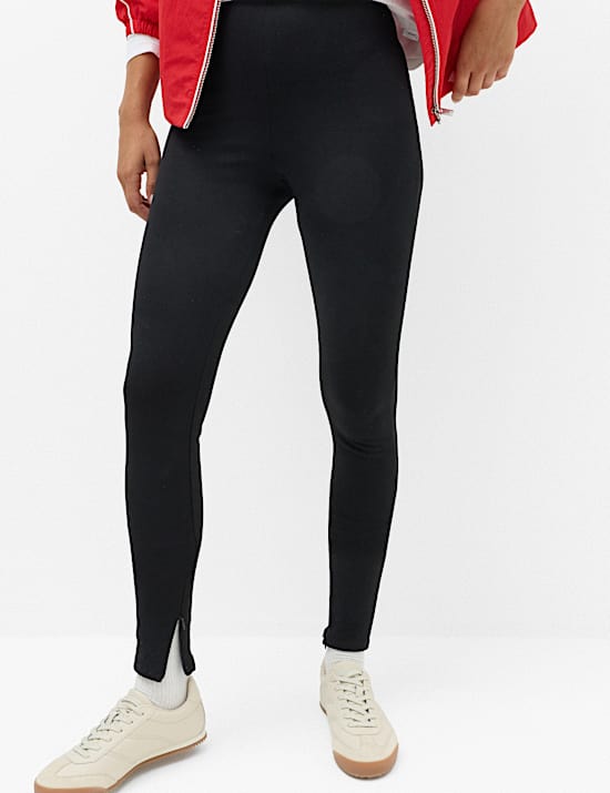 Side Zip High Waisted Leggings