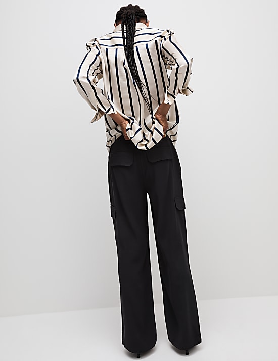 Cargo Wide Leg Trousers