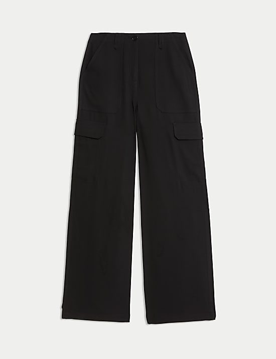 Cargo Wide Leg Trousers