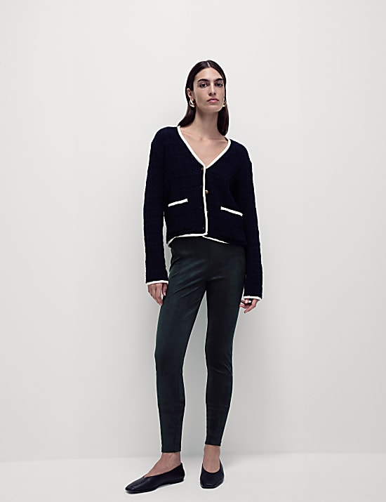 Suedette High Waisted Leggings