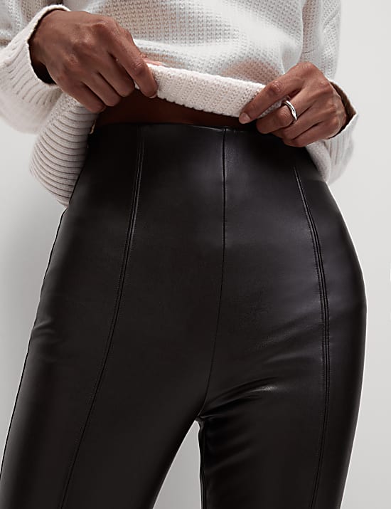 Leather Look Leggings