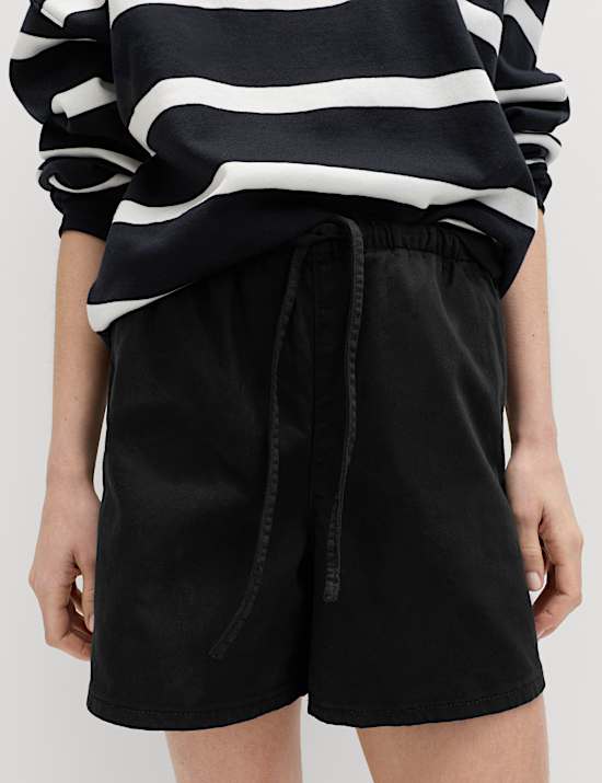 Shorts mit hohem Baumwollanteil