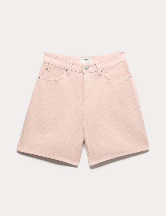 Pure Cotton Denim Classic Shorts
