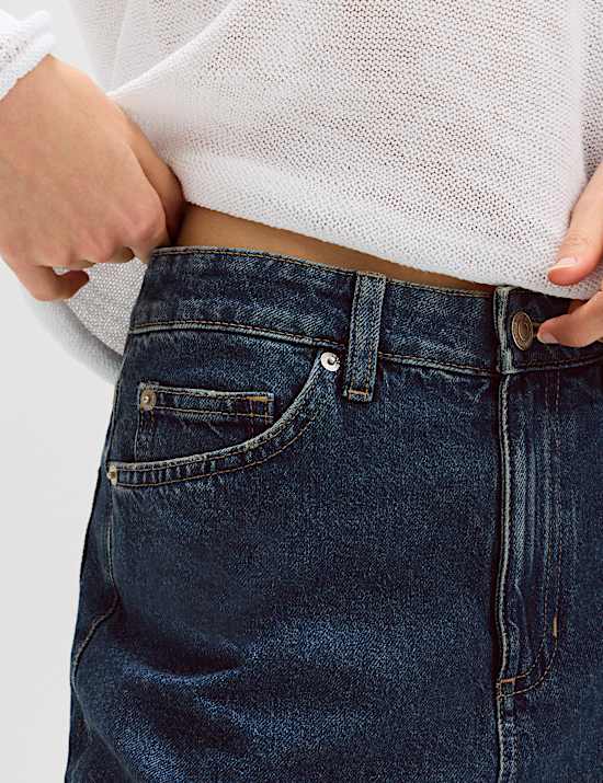Short classique en jean 100 % coton