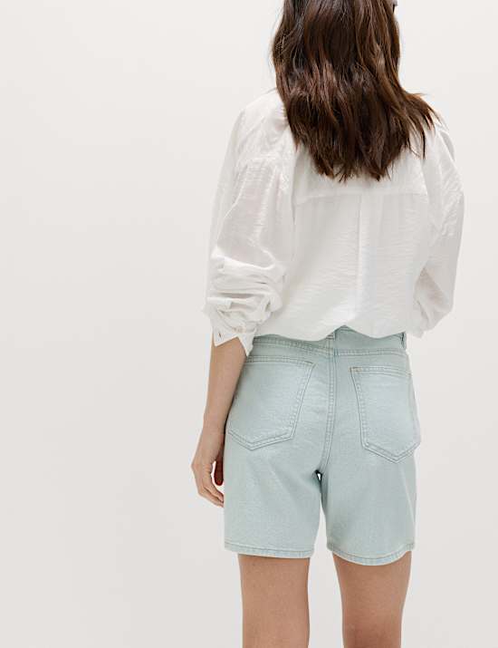Pure Cotton Denim Classic Shorts
